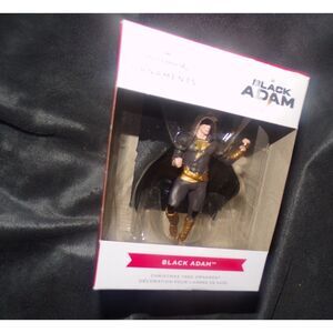 Hallmark ornaments. Black Adam. NIB